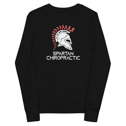 Spartan Chiropractic Youth Cotton Short Sleeve T-Shirt Signature Lacrosse