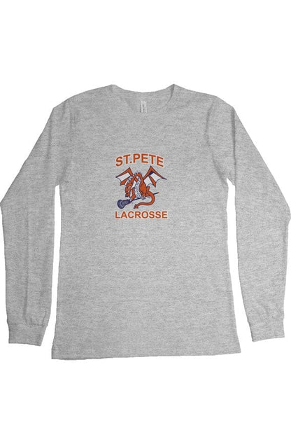 St Petersburg Lacrosse Club Adult Cotton Long Sleeve T-Shirt Signature Lacrosse