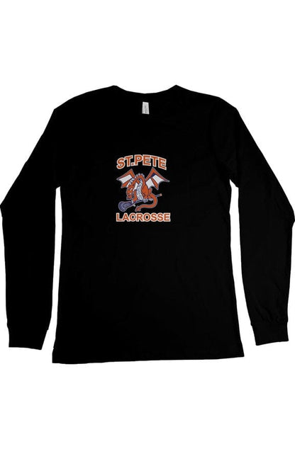 St Petersburg Lacrosse Club Adult Cotton Long Sleeve T-Shirt Signature Lacrosse