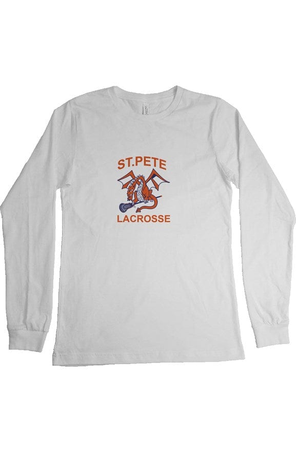 St Petersburg Lacrosse Club Adult Cotton Long Sleeve T-Shirt Signature Lacrosse