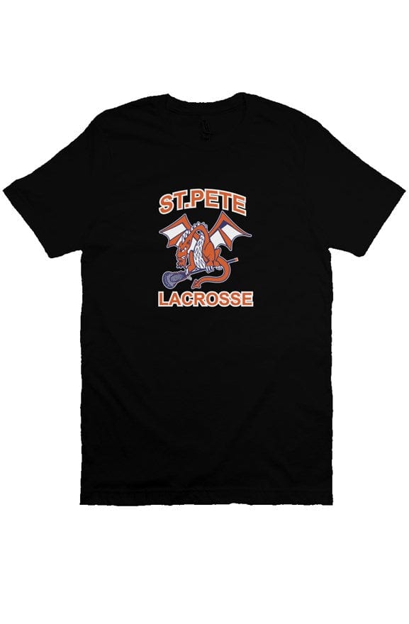 St Petersburg Lacrosse Club Adult Cotton Short Sleeve T-Shirt Signature Lacrosse