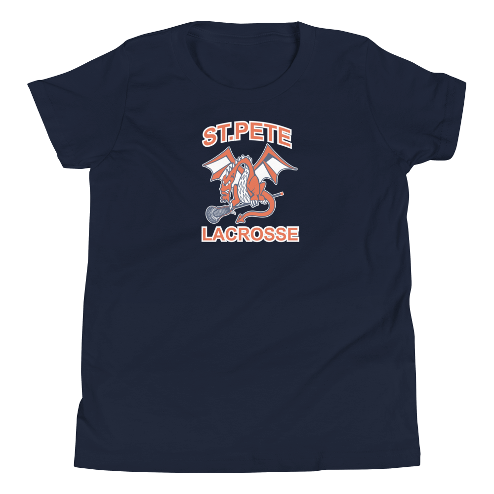 St Petersburg Lacrosse Club Youth Premium Short Sleeve T-Shirt Signature Lacrosse