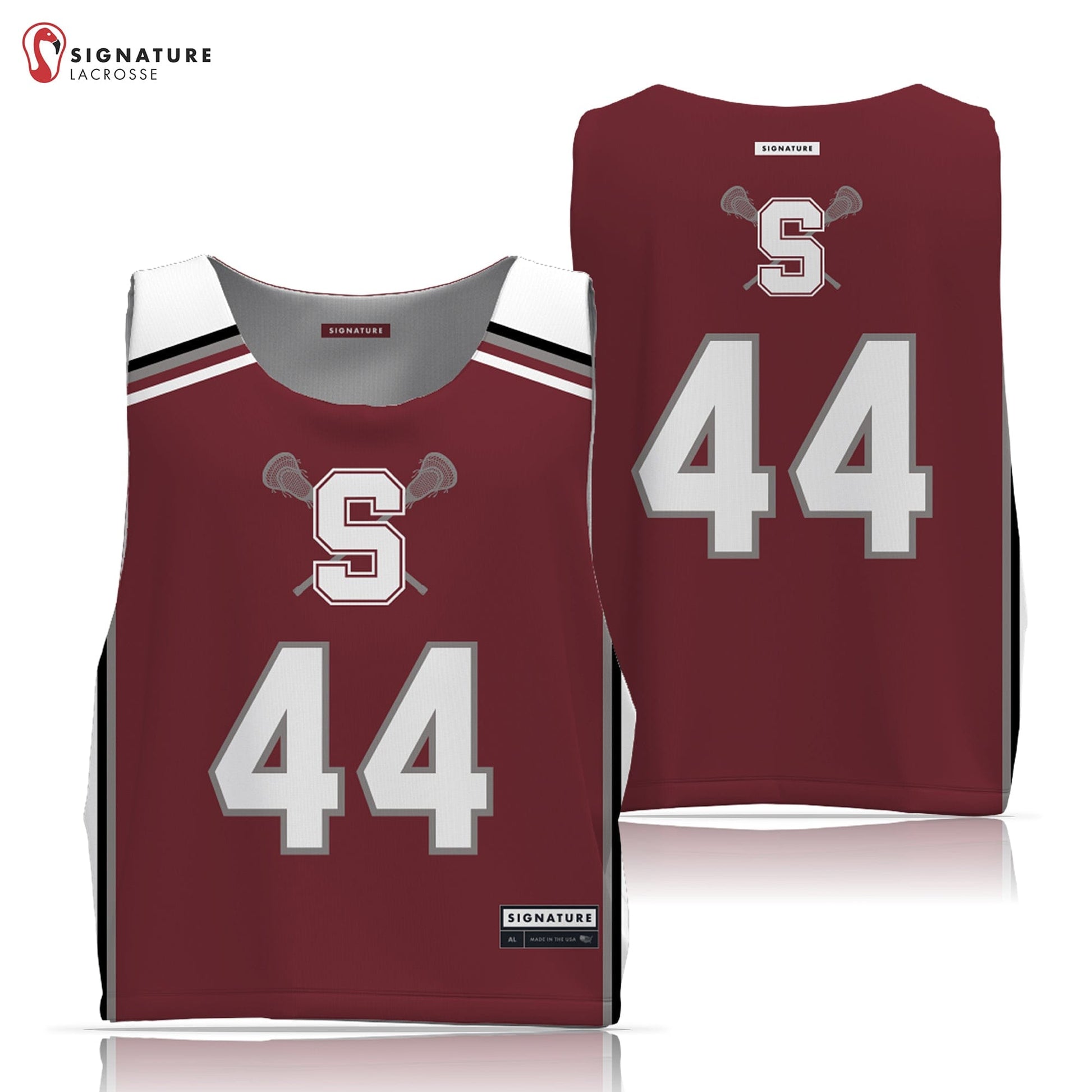 State College Men's 2 Piece Player Game Package Signature Lacrosse