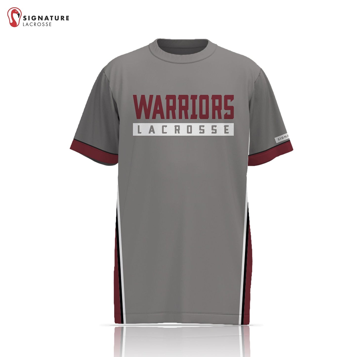 State College Player Short Sleeve Shooter Shirt: 3-4 Signature Lacrosse