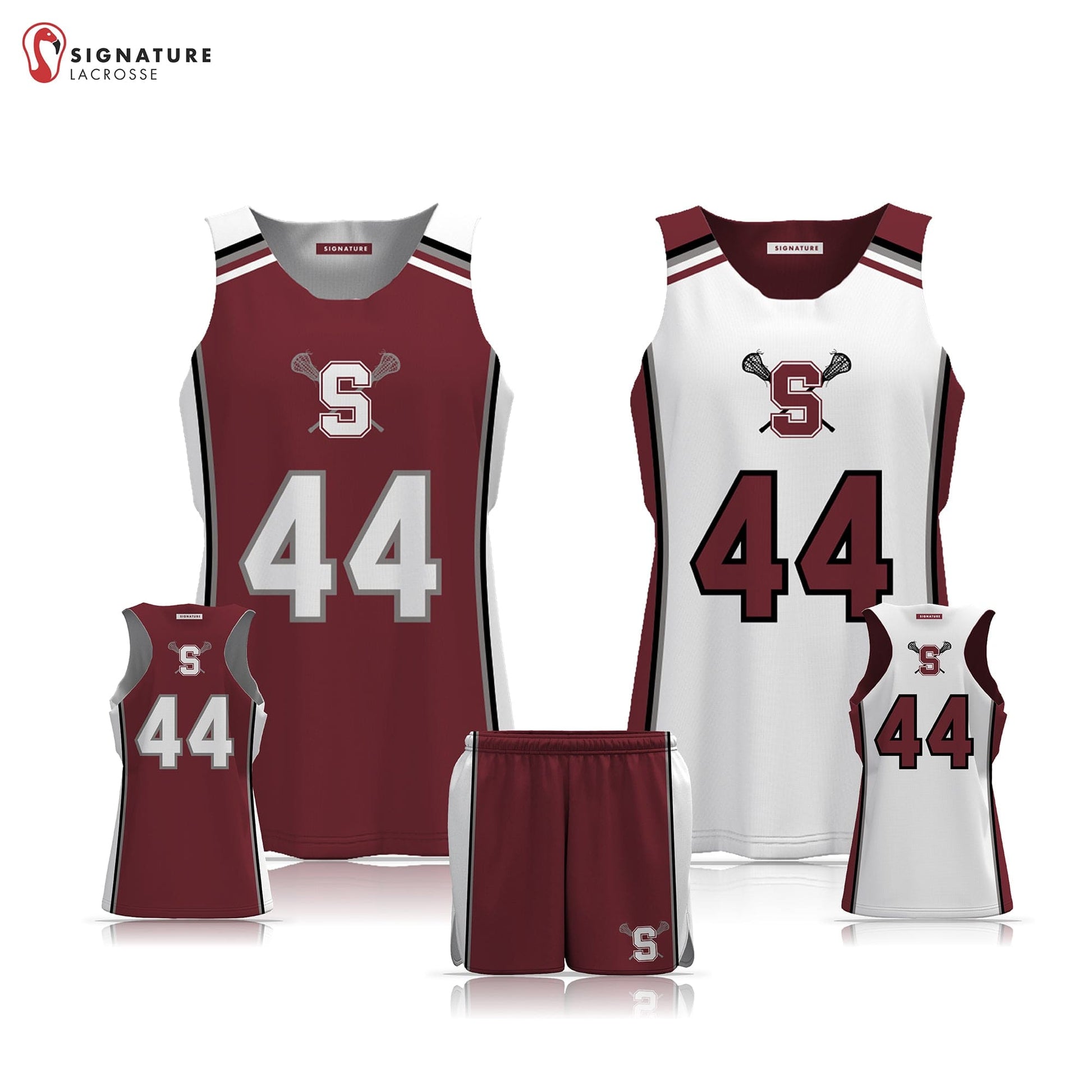State College Women's 2 Piece Player Game Package: 3-4 Signature Lacrosse