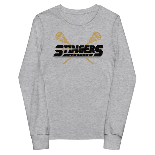 Stingers Lacrosse Youth Cotton Long Sleeve T-Shirt Signature Lacrosse