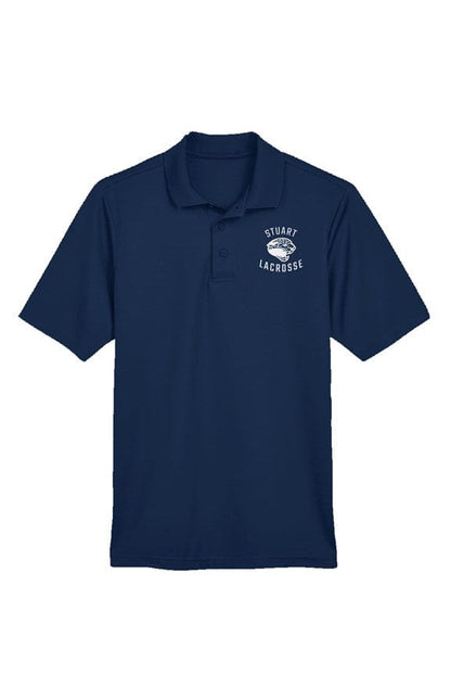 Stuart Lacrosse Adult Performance Polo Signature Lacrosse