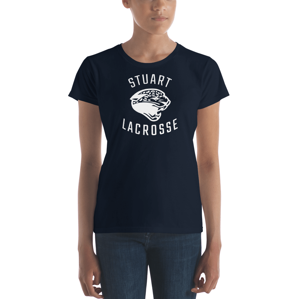 Stuart Lacrosse Ladies Fitted Cotton Tee Signature Lacrosse