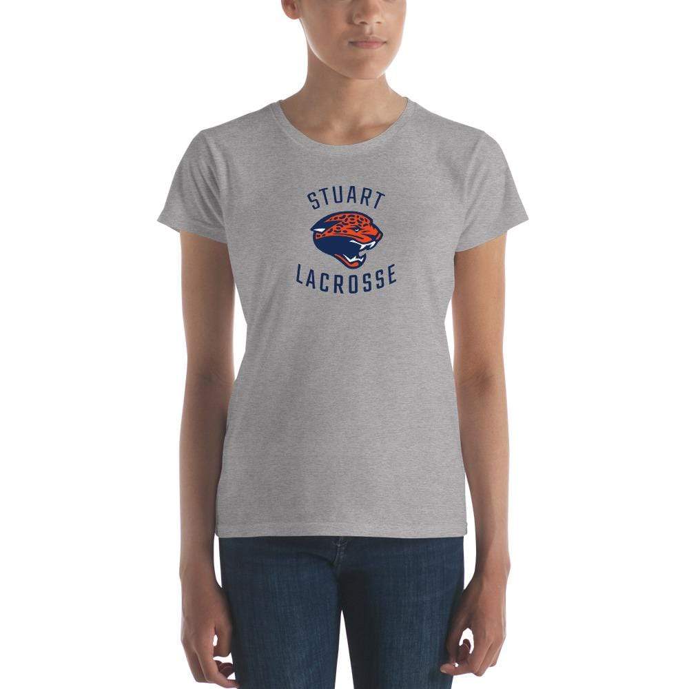 Stuart Lacrosse Ladies Fitted Cotton Tee Signature Lacrosse