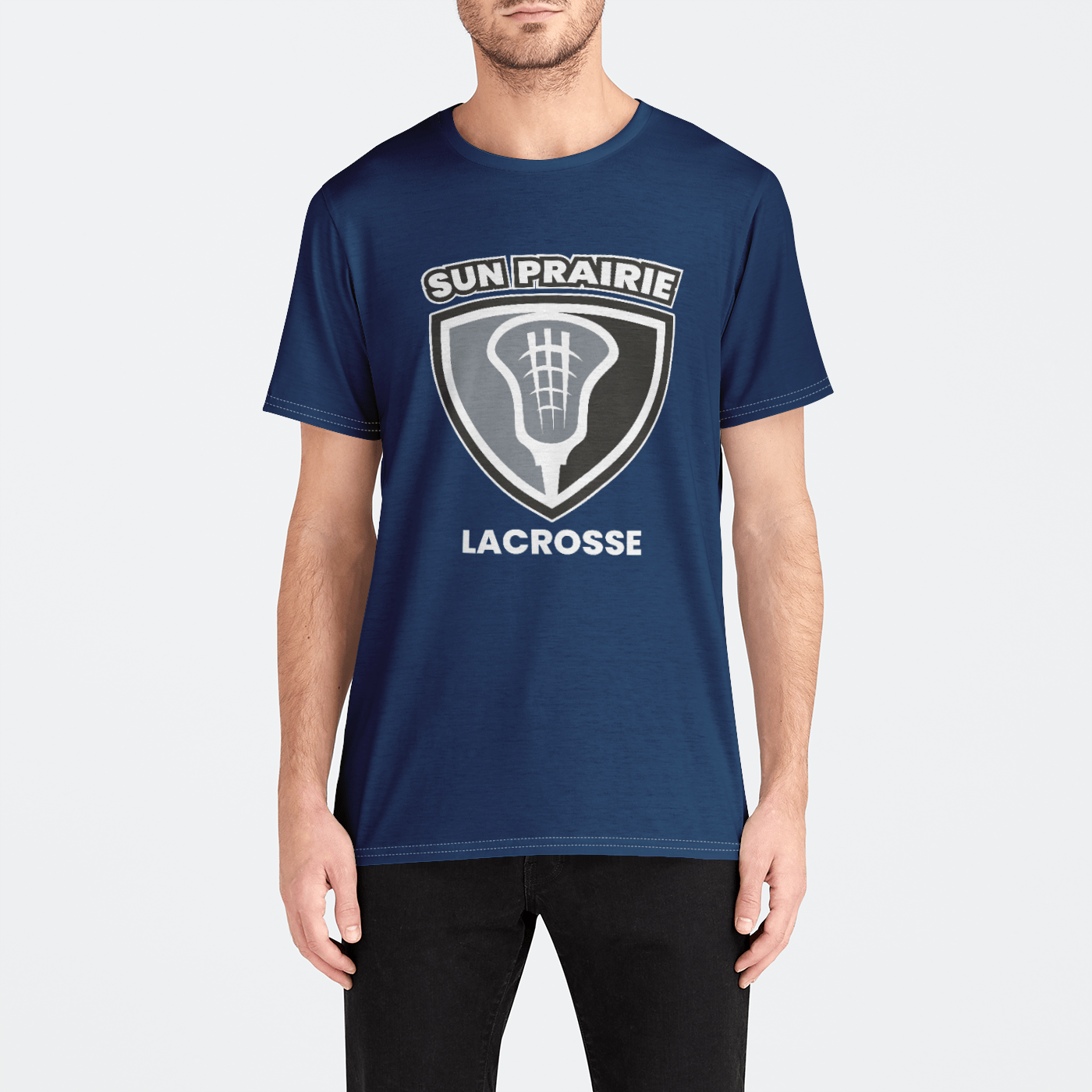 Sun Prairie Youth Lacrosse Adult Men's Sport T-Shirt Signature Lacrosse