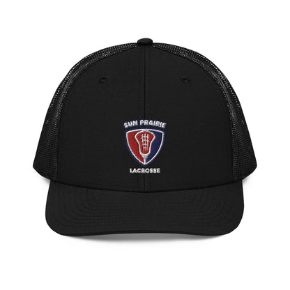 Sun Prairie Youth Lacrosse Adult Richardson Trucker Hat Signature Lacrosse