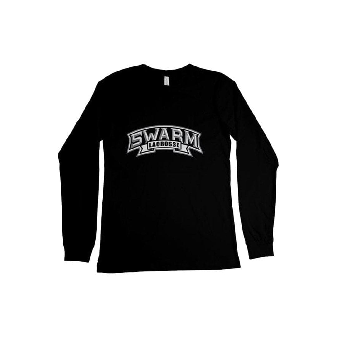 Swarm Lacrosse Adult Cotton Long Sleeve T-Shirt Signature Lacrosse