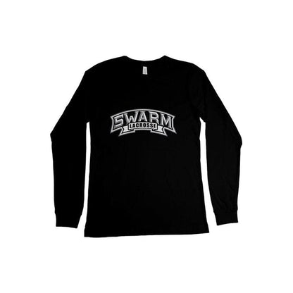 Swarm Lacrosse Adult Cotton Long Sleeve T-Shirt Signature Lacrosse