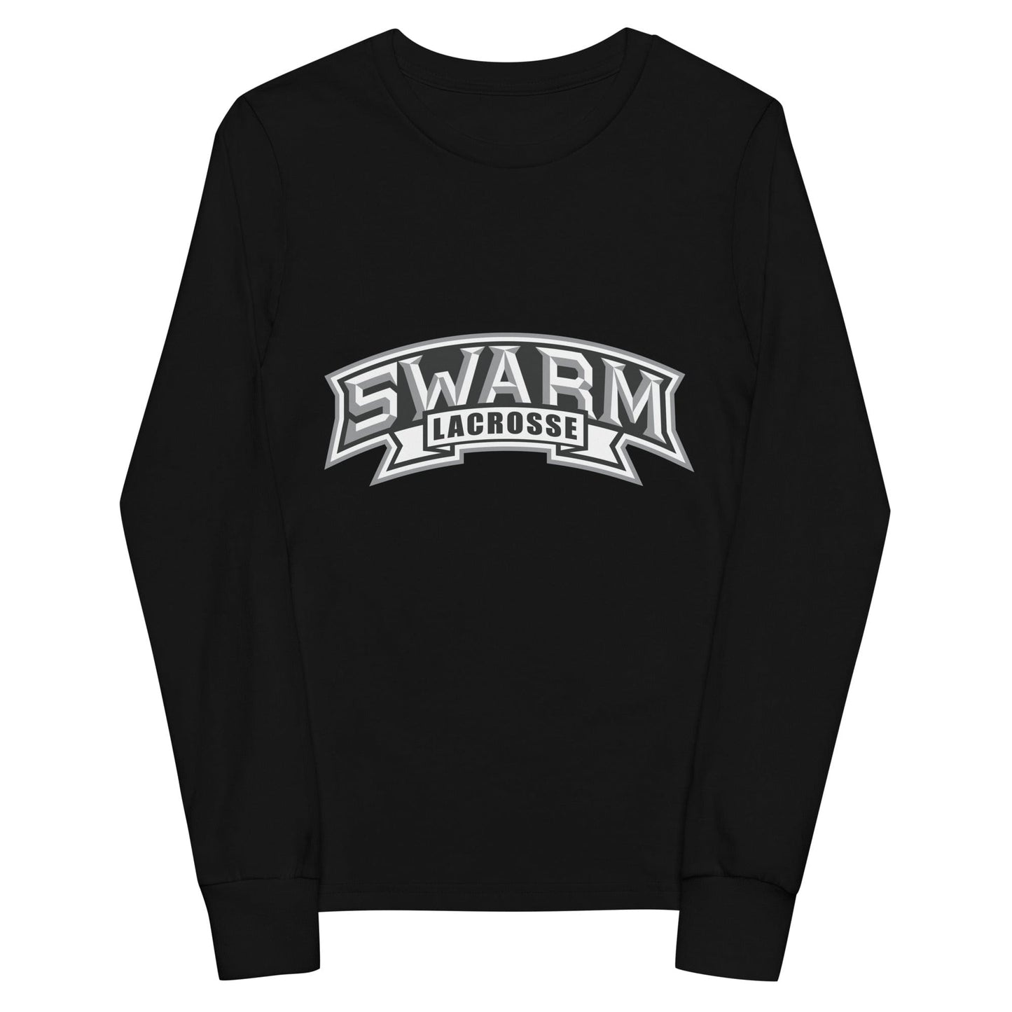 Swarm Lacrosse Youth Cotton Long Sleeve T-Shirt Signature Lacrosse