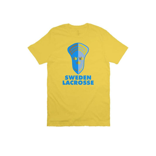 Sweden Lacrosse Adult Cotton Short Sleeve T-Shirt Signature Lacrosse
