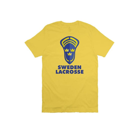 Sweden Lacrosse Adult Cotton Short Sleeve T-Shirt Signature Lacrosse