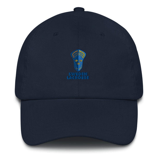 Sweden Lacrosse Adult Dad Hat Signature Lacrosse