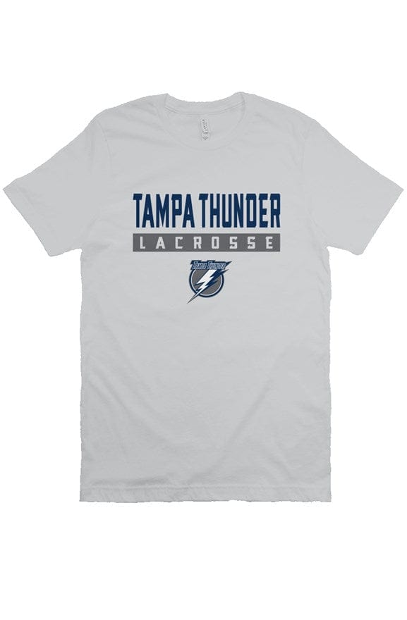 Tampa Thunder Lacrosse Adult Cotton Short Sleeve T-Shirt Signature Lacrosse