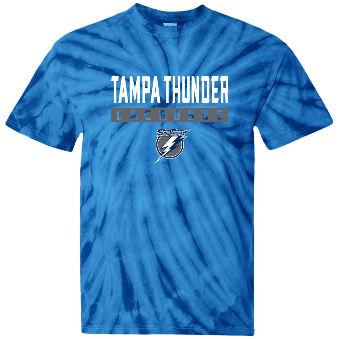 Tampa Thunder Lacrosse Adult Cotton Tie Dye T-Shirt Signature Lacrosse