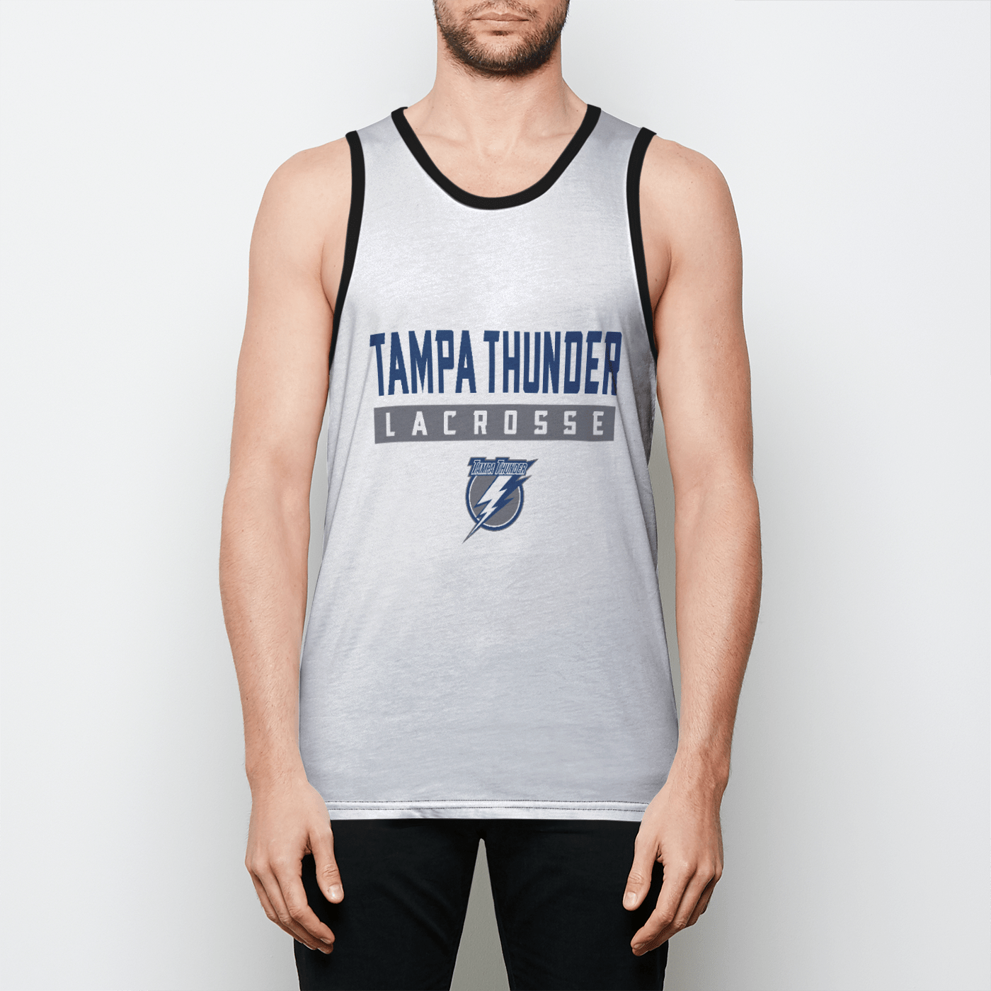 Tampa Thunder Lacrosse Adult Men's Tank Top Signature Lacrosse
