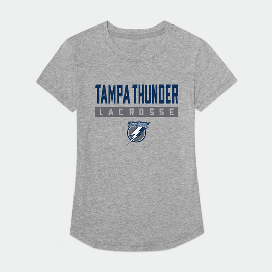 Tampa Thunder Lacrosse Adult Women's Sport T-Shirt Signature Lacrosse