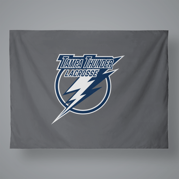 Tampa Thunder Lacrosse Large Wall Tapestry Signature Lacrosse