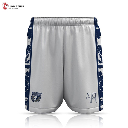 Tampa Thunder Lacrosse Men's Player Game Short White Signature Lacrosse