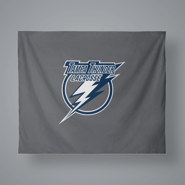 Tampa Thunder Lacrosse Small Wall Tapestry Signature Lacrosse