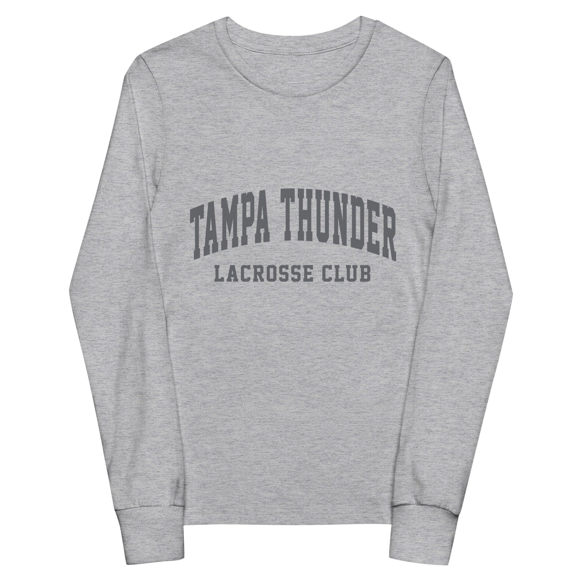 Tampa Thunder Lacrosse Youth Cotton Long Sleeve T-Shirt Signature Lacrosse