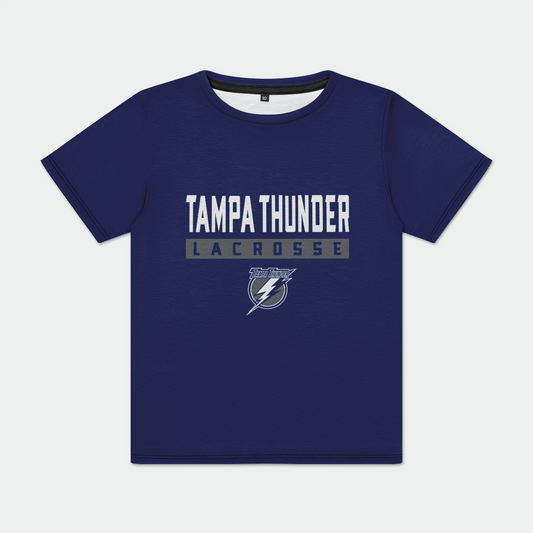 Tampa Thunder Lacrosse Youth Sport T-Shirt Signature Lacrosse