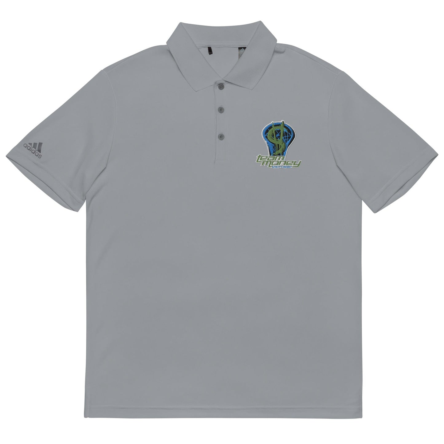 Team Money Lacrosse Adult Performance Polo Signature Lacrosse