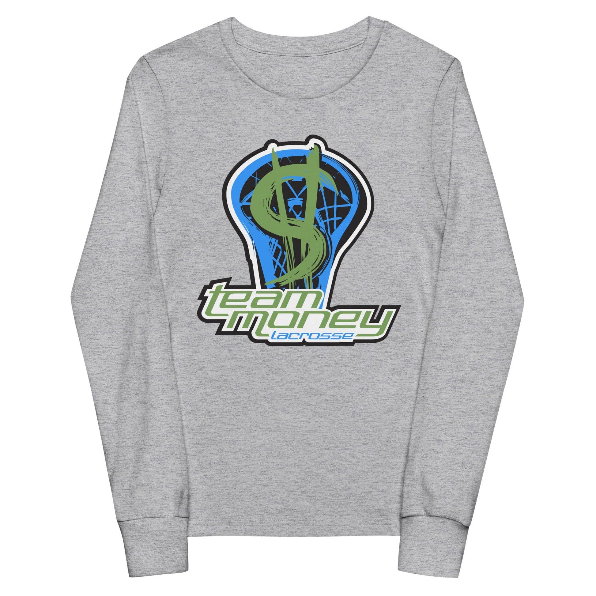 Team Money Lacrosse Youth Cotton Long Sleeve T-Shirt Signature Lacrosse