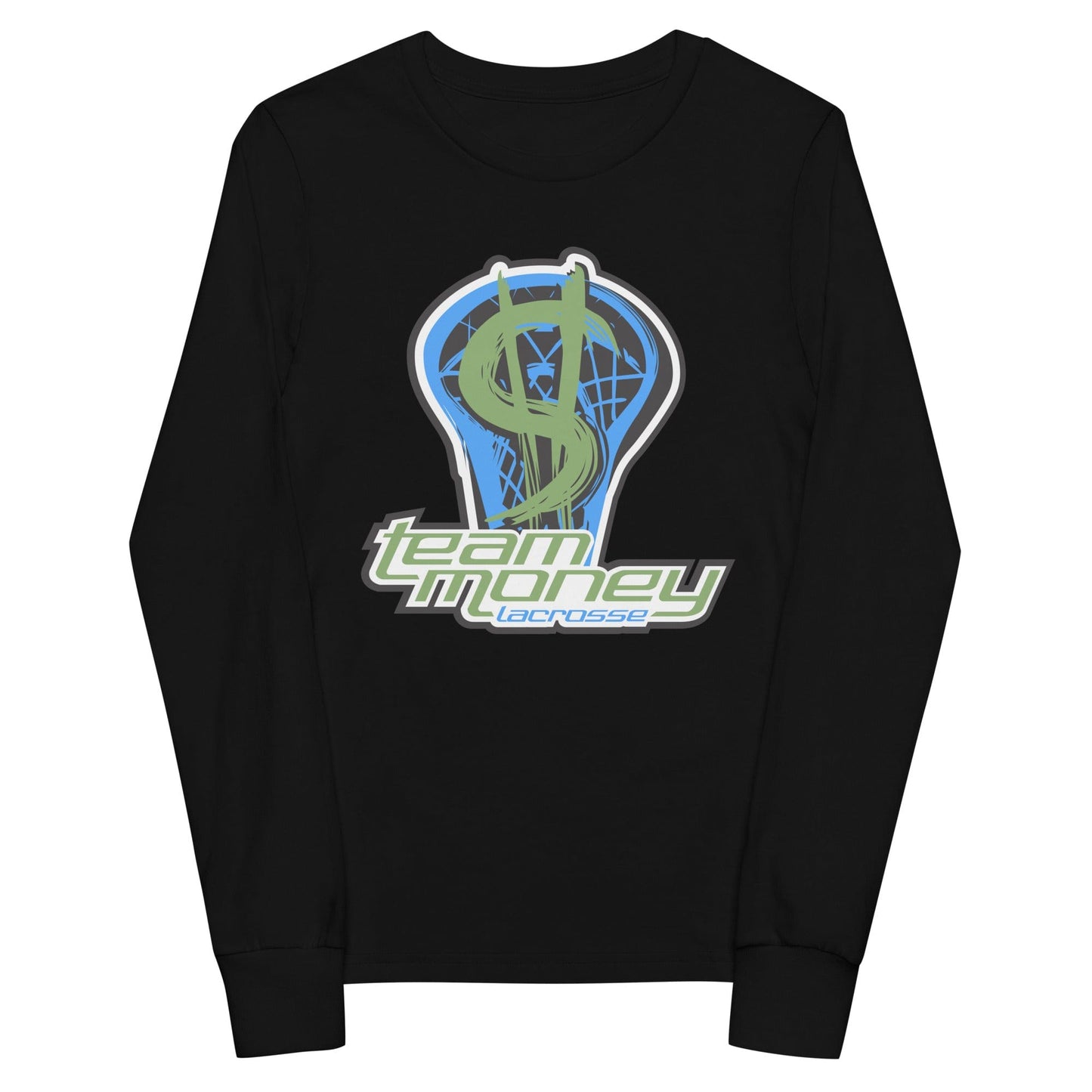 Team Money Lacrosse Youth Cotton Long Sleeve T-Shirt Signature Lacrosse