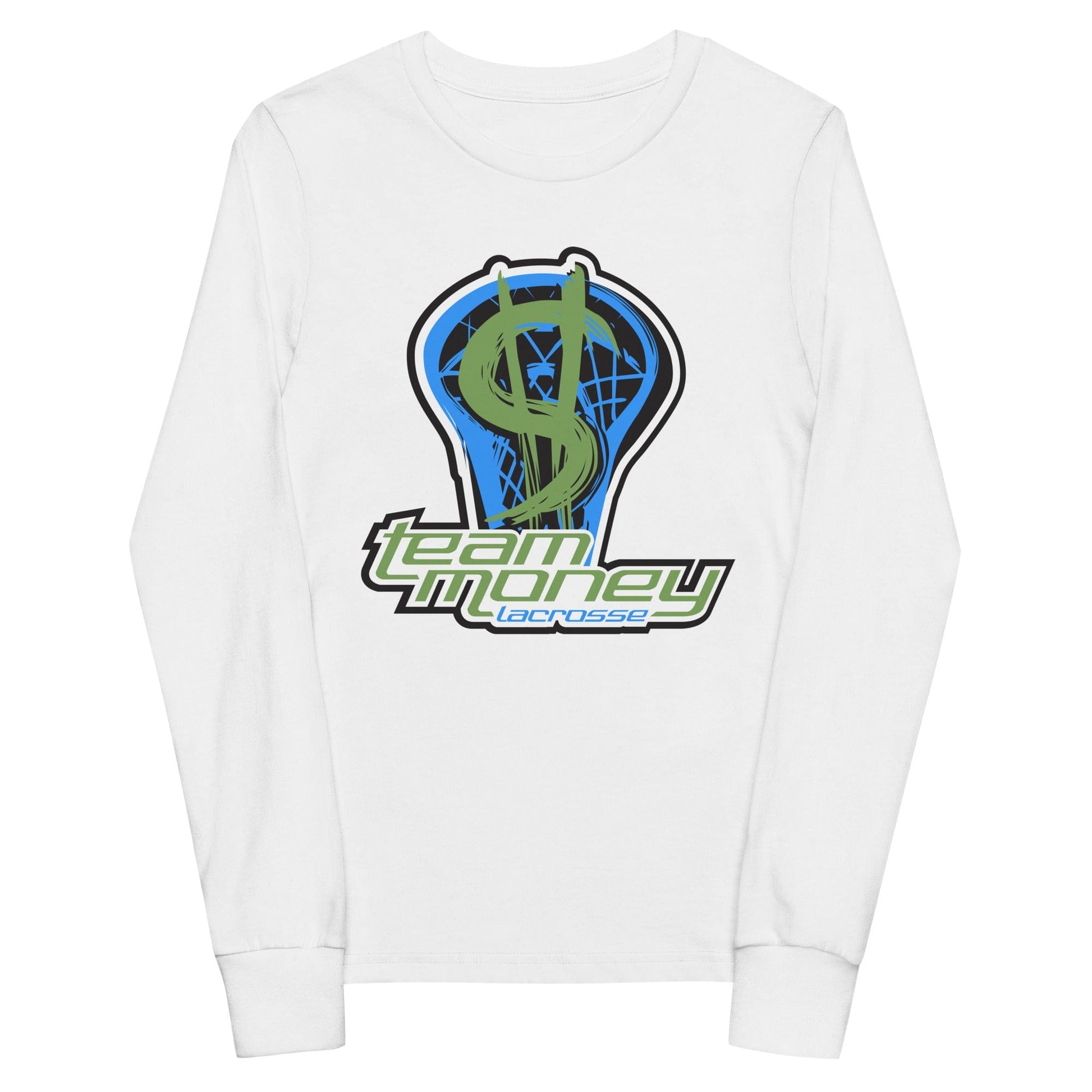 Team Money Lacrosse Youth Cotton Long Sleeve T-Shirt Signature Lacrosse