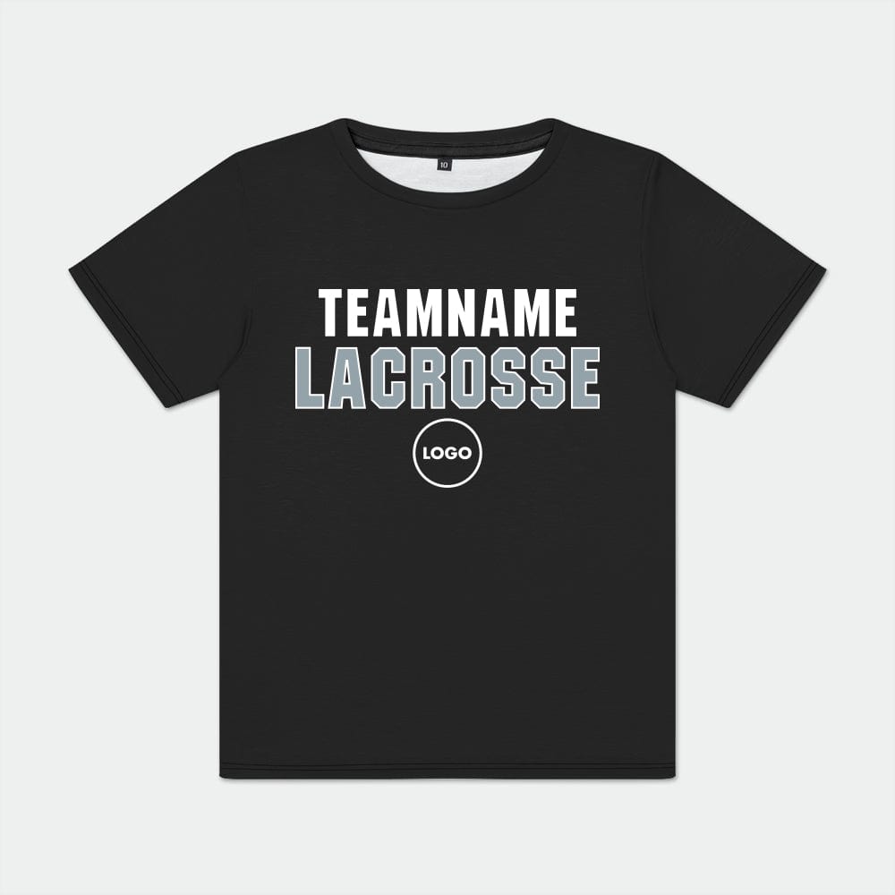 Team_Name Youth Sport T-Shirt Signature Lacrosse