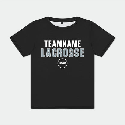 Team_Name Youth Sport T-Shirt Signature Lacrosse