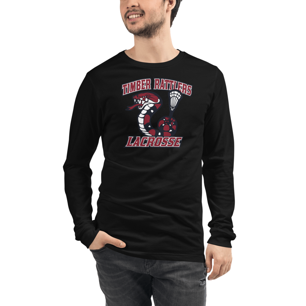 Timber Rattlers Youth Lacrosse Adult Premium Long Sleeve T -Shirt Signature Lacrosse