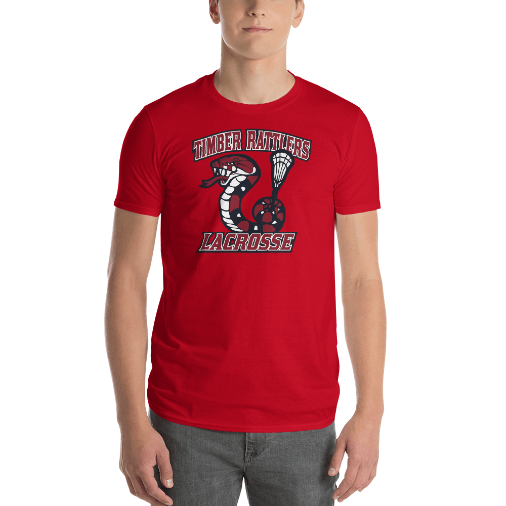 Timber Rattlers Youth Lacrosse Adult Premium Short Sleeve T -Shirt Signature Lacrosse