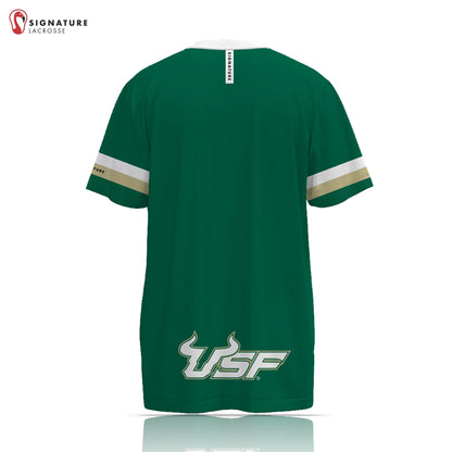 USF Lacrosse Men's Green Short Sleeve Shooting Shirt Signature Lacrosse