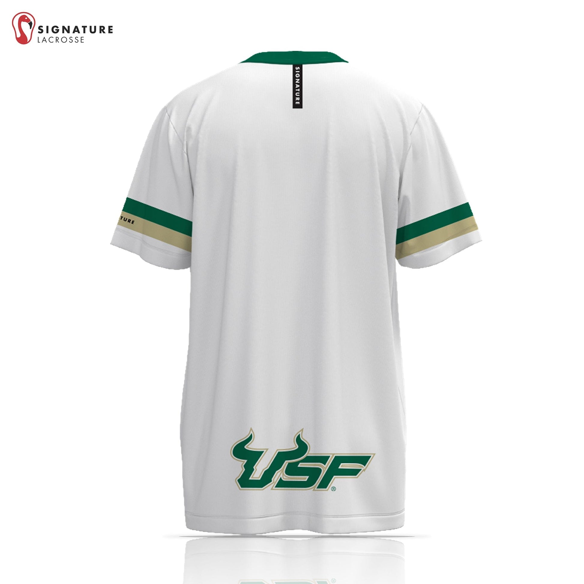 USF Lacrosse Men's White Short Sleeve Shooting Shirt Signature Lacrosse