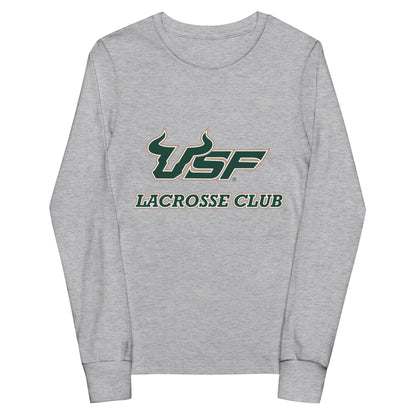 USF Men's Lacrosse Club Youth Cotton Long Sleeve T-Shirt Signature Lacrosse