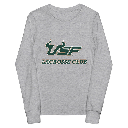 USF Men's Lacrosse Club Youth Cotton Long Sleeve T-Shirt Signature Lacrosse