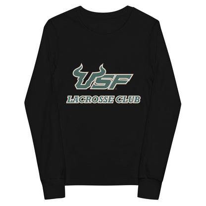 USF Men's Lacrosse Club Youth Cotton Long Sleeve T-Shirt Signature Lacrosse