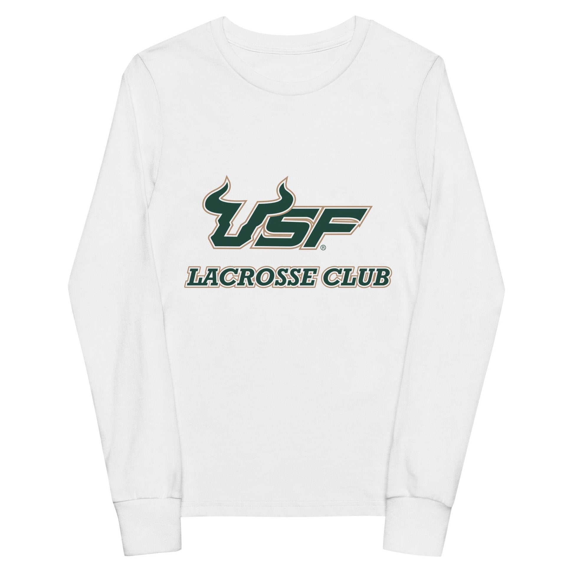 USF Men's Lacrosse Club Youth Cotton Long Sleeve T-Shirt Signature Lacrosse