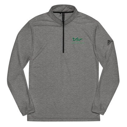 USF Mens Lacrosse Club Adult Men's 1/4 Adidas Performance Pullover Signature Lacrosse