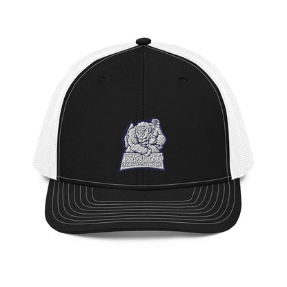 Utica Yeti Lacrosse Club Adult Richardson Trucker Hat Signature Lacrosse