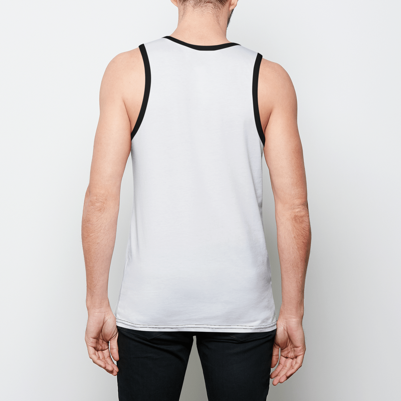 Utica Yeti Lacrosse Club Mens Binded Tank Top Signature Lacrosse