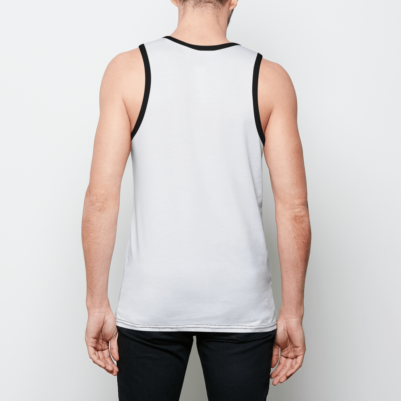 Utica Yeti Lacrosse Club Mens Binded Tank Top Signature Lacrosse