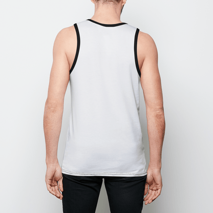 Utica Yeti Lacrosse Club Mens Binded Tank Top Signature Lacrosse