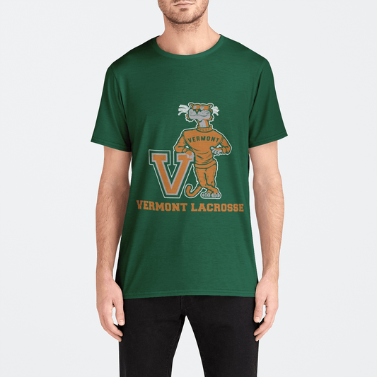 VMLCC | Vermont Lacrosse Alumni Adult Men's Athletic T-Shirt Signature Lacrosse